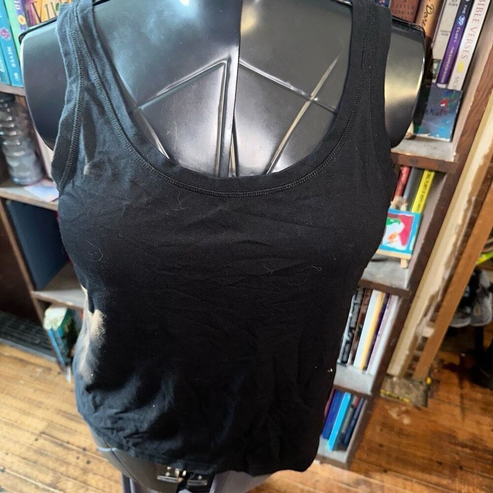 Eileen Fisher Black Elevated Basic Minimalist Xl … - image 1